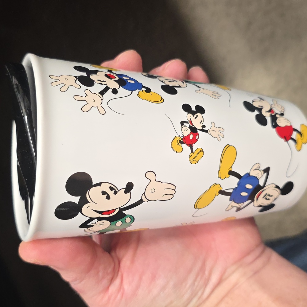 Mickey Mouse Travel Mug WITH LID!!